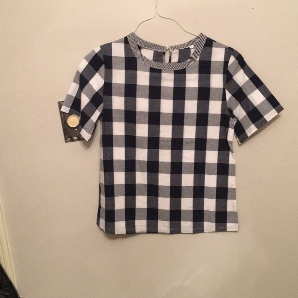 Checkered blouse
